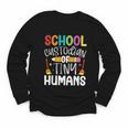 School Custodian Of Tiny Humans Back To School Janitor Youth Long Sleeve Tee School Custodian Of Tiny Humans Back To School Janitor Youth Long Sleeve Tee