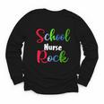 School Nurse Rock Back To School -Funny Nurses School Youth Long Sleeve Tee School Nurse Rock Back To School -Funny Nurses School Youth Long Sleeve Tee