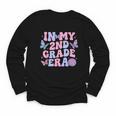 In My Second 2nd Grade Era Groovy Back To School Students Youth Long Sleeve Tee