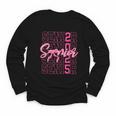 Senior 2025 Coquette Pink Bow Class Of 2025 Back To School Youth Long Sleeve Tee Senior 2025 Coquette Pink Bow Class Of 2025 Back To School Youth Long Sleeve Tee
