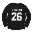 Senior 26 Class Of 2026 Front Back Grad Back To School Youth Long Sleeve Tee Senior 26 Class Of 2026 Front Back Grad Back To School Youth Long Sleeve Tee