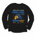Senior Class Of 2027 Back To School Gamer Senior 2027 Youth Long Sleeve Tee