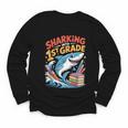 Sharking Into 1st Grade Back To School Shark Youth Long Sleeve Tee Sharking Into 1st Grade Back To School Shark Youth Long Sleeve Tee