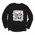 Sixth Grade Back To School For Girls Pink Notebook Youth Long Sleeve Tee Sixth Grade Back To School For Girls Pink Notebook Youth Long Sleeve Tee