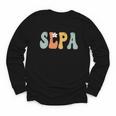 SLPA Groovy Women Appreciation Day Hello Back To School Youth Long Sleeve Tee SLPA Groovy Women Appreciation Day Hello Back To School Youth Long Sleeve Tee