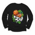 St Patricks Day Shamrock Basketball Baseball Football Soccer Youth Long Sleeve Tee St Patricks Day Shamrock Basketball Baseball Football Soccer Youth Long Sleeve Tee