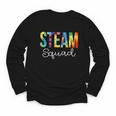 STEAM Squad For Work Tie Dye Back To School Appreciation Day Youth Long Sleeve Tee