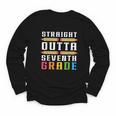Straight Outta Seventh Grade Graduation Fun Back To School Youth Long Sleeve Tee Straight Outta Seventh Grade Graduation Fun Back To School Youth Long Sleeve Tee
