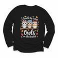 Teaching Owls On The Branch Back To School Youth Long Sleeve Tee Teaching Owls On The Branch Back To School Youth Long Sleeve Tee