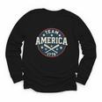 Team America 1776 4th Of July Patriotic Baseball Youth Long Sleeve Tee