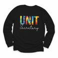 Unit Secretary Women Tie Dye Back To School Appreciation Day Youth Long Sleeve Tee Unit Secretary Women Tie Dye Back To School Appreciation Day Youth Long Sleeve Tee