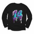 Vintage Baseball 14 Number Youth Long Sleeve Tee Vintage Baseball 14 Number Youth Long Sleeve Tee