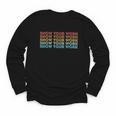 Vintage Retro Back To School Shirt Show Your Work Youth Long Sleeve Tee