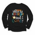Watch Out Head Start Here I Come Head Start Back To School Youth Long Sleeve Tee Watch Out Head Start Here I Come Head Start Back To School Youth Long Sleeve Tee