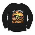 Wild About Second Grade Zoo Animals Back To School Safari Youth Long Sleeve Tee