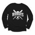 Wildcats Baseball Back To School Spirit Youth Long Sleeve Tee Wildcats Baseball Back To School Spirit Youth Long Sleeve Tee