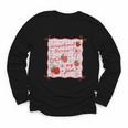 Women Occupational Therapy Cute Strawberry OT Back To School Youth Long Sleeve Tee