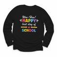 Woo-Hoo Happy Last Day Of School Fun Back To School Youth Long Sleeve Tee Woo-Hoo Happy Last Day Of School Fun Back To School Youth Long Sleeve Tee