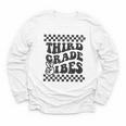 1st Day Of 3rd Grade Vibes Retro Girls Back To School Boys Youth Long Sleeve Tee