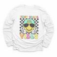 1st Grade Vibes Smile Face Back To School First Grade Youth Long Sleeve Tee 1st Grade Vibes Smile Face Back To School First Grade Youth Long Sleeve Tee
