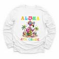 Aloha Fourth Grade Flamingo Hawaii Back To School Kids Girl Premium Tri-Blend Youth Long Sleeve Tee Aloha Fourth Grade Flamingo Hawaii Back To School Kids Girl Premium Tri-Blend Youth Long Sleeve Tee