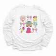 Back To School Coquette School Bus Pencil Youth Long Sleeve Tee Back To School Coquette School Bus Pencil Youth Long Sleeve Tee