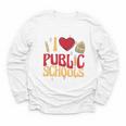 Back To School Education I Love Public Schools Youth Long Sleeve Tee Back To School Education I Love Public Schools Youth Long Sleeve Tee