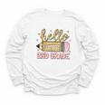 Back To School Hello Second 2nd Grade Leopard Pencil Girl Youth Long Sleeve Tee Back To School Hello Second 2nd Grade Leopard Pencil Girl Youth Long Sleeve Tee