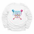 Baseball 50 Year Old Ice Cream Drip 50th Birthday Number 50 Youth Long Sleeve Tee Baseball 50 Year Old Ice Cream Drip 50th Birthday Number 50 Youth Long Sleeve Tee