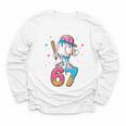 Baseball Drip Number 67 Six Seven Meme Ice Cream Dripping Youth Long Sleeve Tee