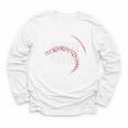 Baseball Hit Hard Run Fast Turn Left Men Boys Kid Teen Youth Premium Tri-Blend Youth Long Sleeve Tee