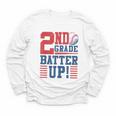 Baseball Second Grade Back To School 2nd Grade Batter Up Youth Long Sleeve Tee