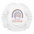 Blessed Principal Back To School Boho Rainbow Premium Tri-Blend Youth Long Sleeve Tee