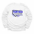 Blue Panther Baseball Home Plate Game Day Mascot Panther Youth Long Sleeve Tee