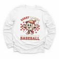 Boys & Women Men Baseball Valentine With Hearts Sporty Love Youth Long Sleeve Tee