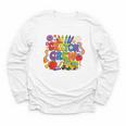 Crayon Crew Cute Back To School Vibes Student Youth Long Sleeve Tee
