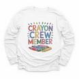Crayon Crew Member Back To School Coloring Art Classes Youth Long Sleeve Tee Crayon Crew Member Back To School Coloring Art Classes Youth Long Sleeve Tee