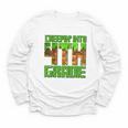 Creepin’ Into 4th Grade Kids Boy Gamer Pixel Back To School Performance Youth Long Sleeve Tee