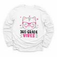 Cute 3rd Grade Vibes Cat Kitten Lover Back To School Girls Youth Long Sleeve Tee Cute 3rd Grade Vibes Cat Kitten Lover Back To School Girls Youth Long Sleeve Tee
