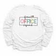 Cute Front Office Squad Secretary Admin Back To School Women Youth Long Sleeve Tee Cute Front Office Squad Secretary Admin Back To School Women Youth Long Sleeve Tee