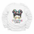 Fifth Grade Vibes Messy Hair Bun Girl Back To School 5th Youth Long Sleeve Tee Fifth Grade Vibes Messy Hair Bun Girl Back To School 5th Youth Long Sleeve Tee