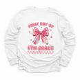 First Day Of 6th Grade Coquette Back To School Girls Kids Youth Long Sleeve Tee First Day Of 6th Grade Coquette Back To School Girls Kids Youth Long Sleeve Tee