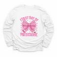 First Day Of Preschool Coquette Bow Back To School Girls Youth Long Sleeve Tee First Day Of Preschool Coquette Bow Back To School Girls Youth Long Sleeve Tee
