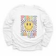 First Grade Squad Smile Face 1st Grade Back To School Youth Long Sleeve Tee