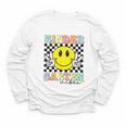 Girls Kindergarten Vibes Smile Face Back To School Kinder Youth Long Sleeve Tee Girls Kindergarten Vibes Smile Face Back To School Kinder Youth Long Sleeve Tee