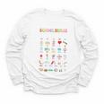 Groovy Cute ABC School Nurse Alphabet Back To School Women Youth Long Sleeve Tee Groovy Cute ABC School Nurse Alphabet Back To School Women Youth Long Sleeve Tee