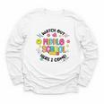 Groovy Watch Out Middle School Here I Come Back To School Youth Long Sleeve Tee Groovy Watch Out Middle School Here I Come Back To School Youth Long Sleeve Tee