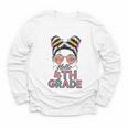 Hello 4th Grade Messy Bun Hair Back To School Girls Youth Long Sleeve Tee Hello 4th Grade Messy Bun Hair Back To School Girls Youth Long Sleeve Tee