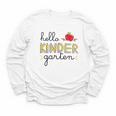 Hello Kindergarten Back To School Cute First Day Kids School Youth Long Sleeve Tee Hello Kindergarten Back To School Cute First Day Kids School Youth Long Sleeve Tee