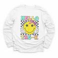 Hello Pre-K Coquette Bow Back To School Preschool Girl Youth Long Sleeve Tee